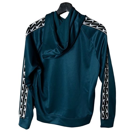 Nike Center Swoosh Taped Logo Hoodie Mens XS - Picture 2 of 2